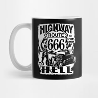 Route 666 - Highway to hell Mug